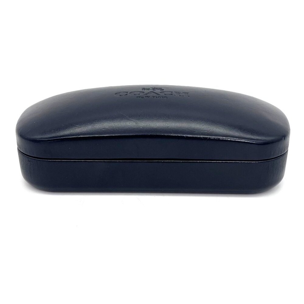 Coach New York Black Hard Shell Clamshell Eyeglass Sunglass Case - Picture 8 of 11